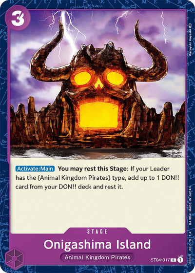 Onigashima Island (ST04-017) (Starter Deck 4: Animal Kingdom Pirates)