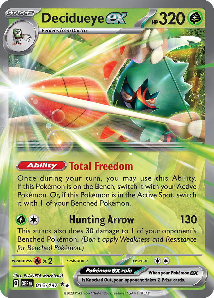 Decidueye (015/197) [Scarlet & Violet: Obsidian Flames]