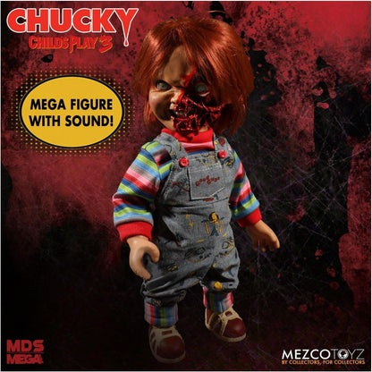 Child’s Play Talking Pizza Face Chucky 15-Inch Mega Scale Figure (Mezco Toyz)