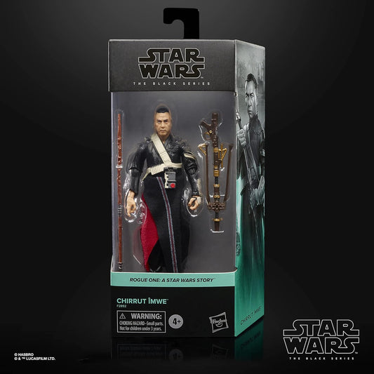 Star Wars- The Black Series: Rogue One Black 6in Chirrut Action Figure