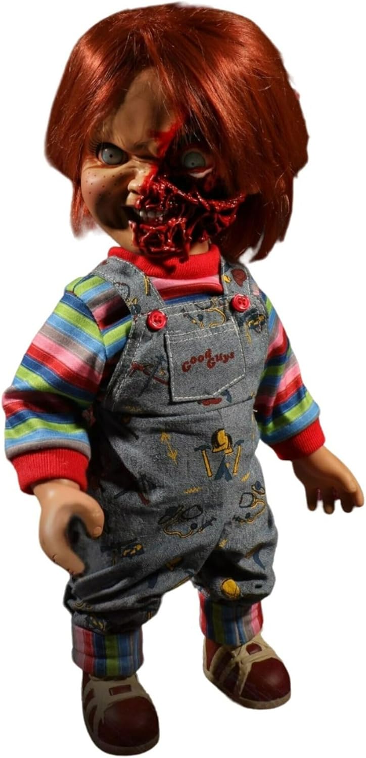 Child’s Play Talking Pizza Face Chucky 15-Inch Mega Scale Figure (Mezco Toyz)