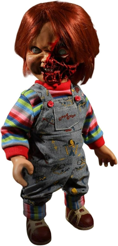 Child’s Play Talking Pizza Face Chucky 15-Inch Mega Scale Figure (Mezco Toyz)