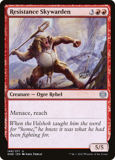 Resistance Skywarden (146) (Phyrexia: All Will Be One)