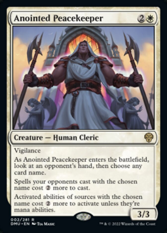 Anointed Peacekeeper (2) (Dominaria United)
