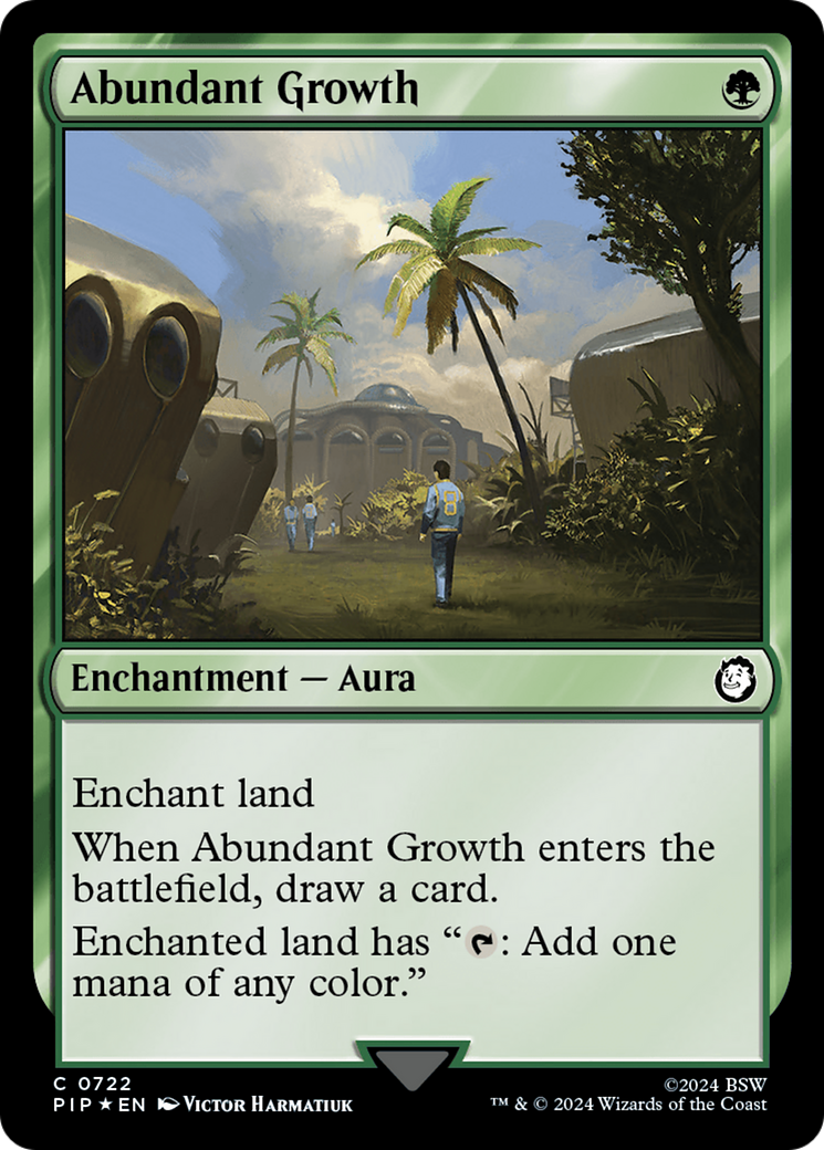 Abundant Growth (Surge Foil) (722) [Universes Beyond: Fallout]