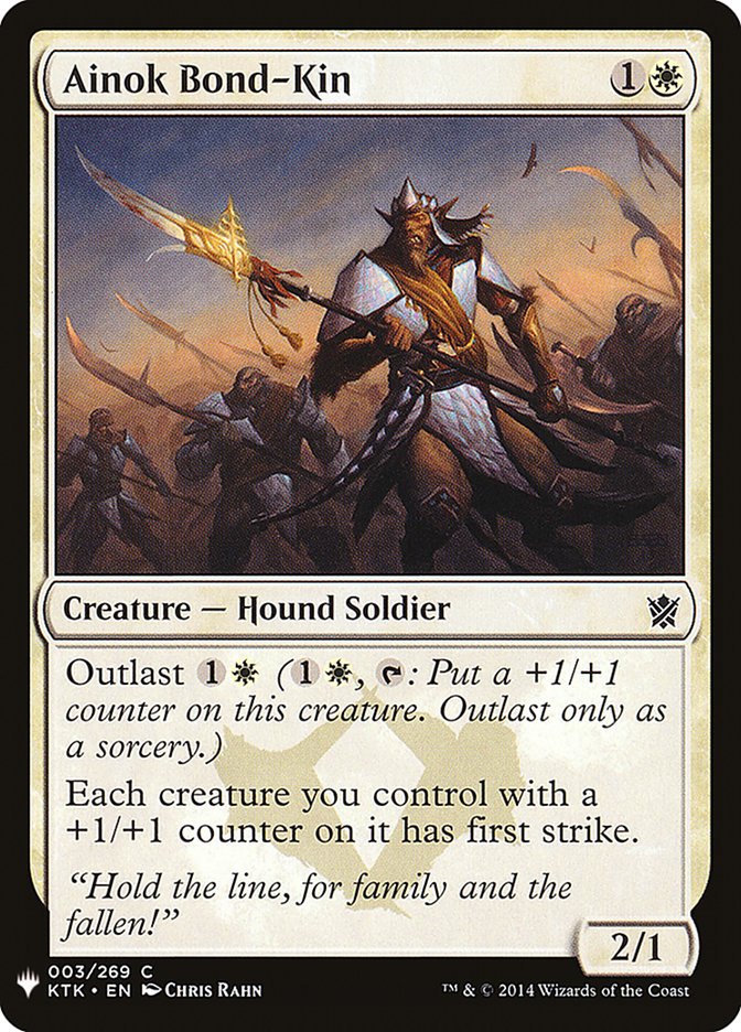 Ainok Bond-Kin (3) [The List Reprints]