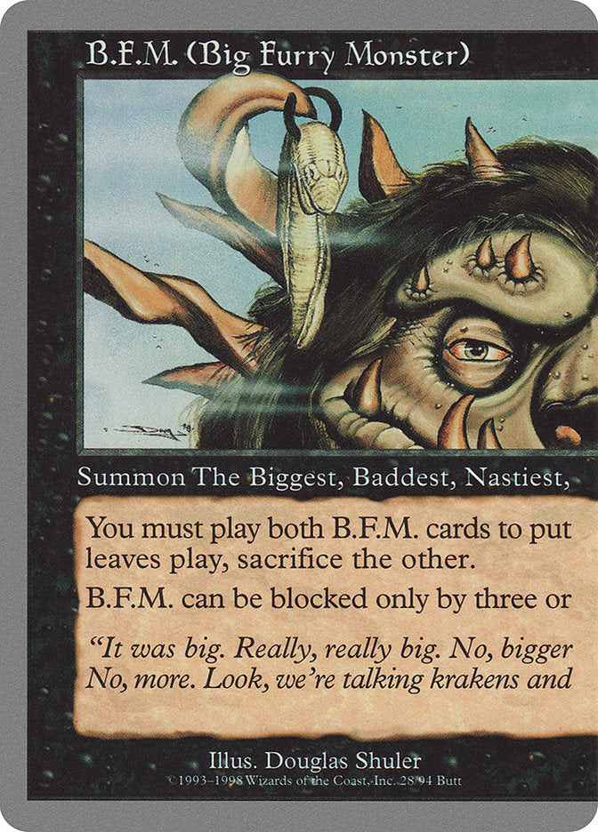 B.F.M. (Big Furry Monster) (28) (28) [Unglued]