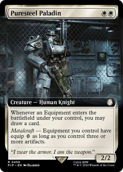 Puresteel Paladin (Extended Art) (456) (Universes Beyond: Fallout)