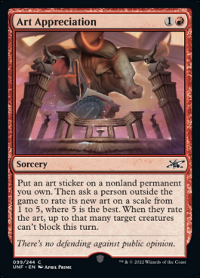 Art Appreciation (99) [Unfinity]