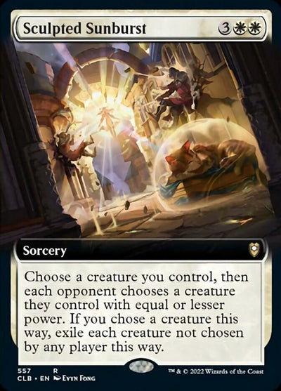 Sculpted Sunburst (Extended Art) (557) (Commander Legends: Battle for Baldur's Gate)