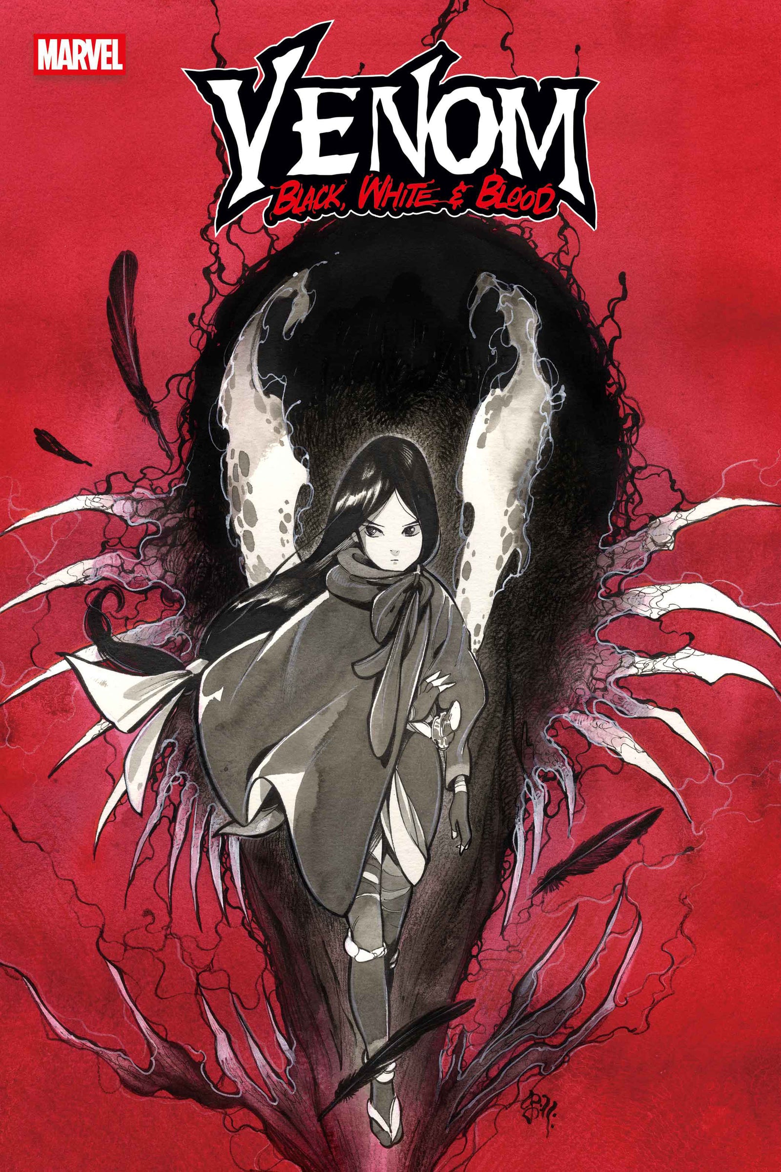 Venom: Black, White & Blood #1 - Peach Momoko Variant