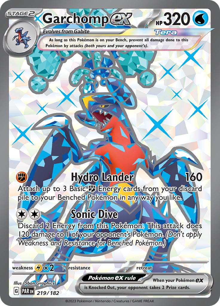 Garchomp ex (219/182) [Paradox Rift]