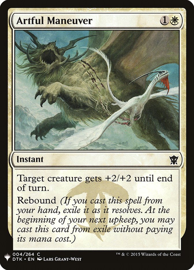 Artful Maneuver (4) [The List Reprints]