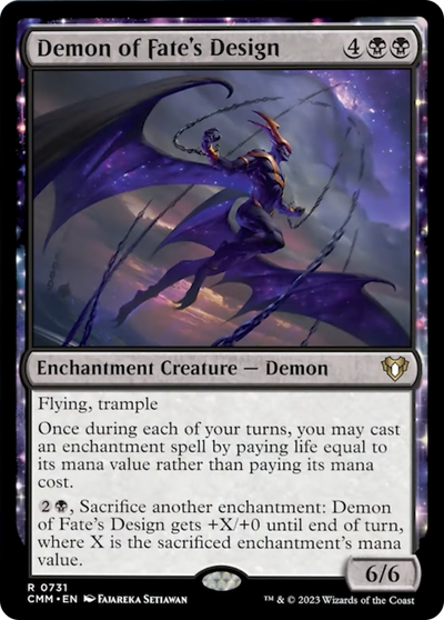 Demon of Fate's Design (731) [Commander Masters]