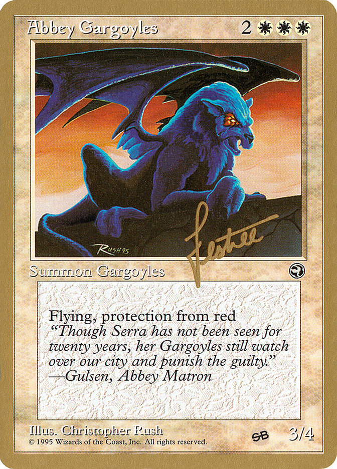 Abbey Gargoyles - 1996 Bertrand Lestree (HML) (SB) [World Championship Decks]
