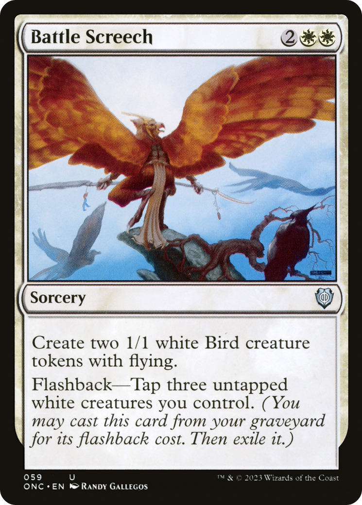 Battle Screech (59) [Phyrexia: All Will Be One]