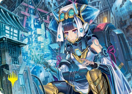 Covert Technician Art Card (Gold-Stamped Signature) (51) [Kamigawa: Neon Dynasty]