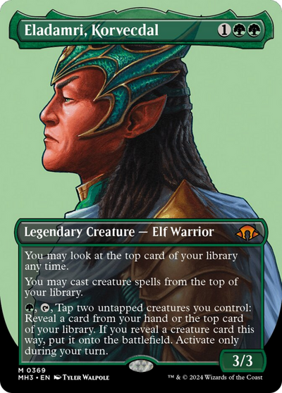 Eladamri, Korvecdal (Borderless) (369) (Modern Horizons 3)