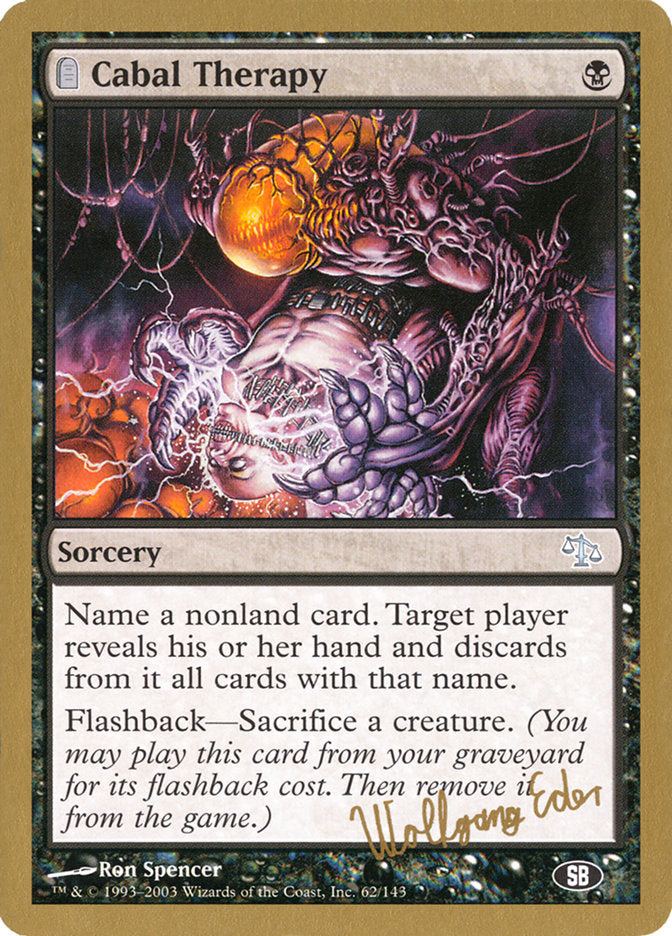 Cabal Therapy - 2003 Wolfgang Eder (JUD) (SB) [World Championship Decks]