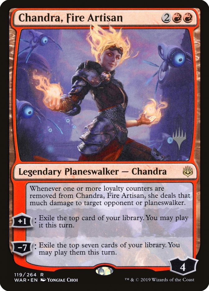 Chandra, Fire Artisan (119) [Throne of Eldraine]