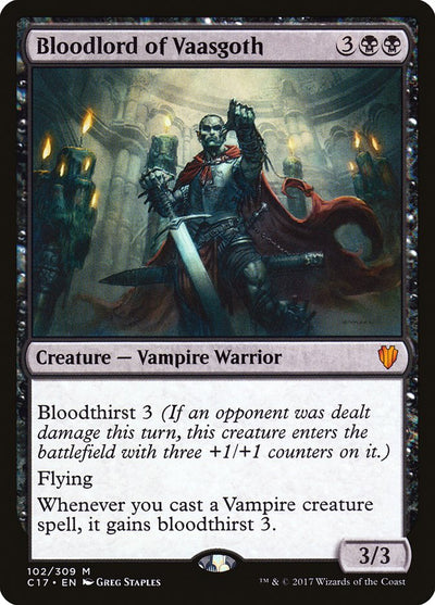 Bloodlord of Vaasgoth (102) [Commander 2017]