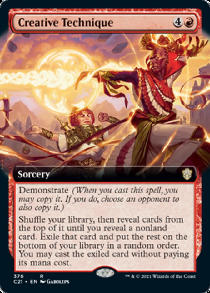 Creative Technique (Extended Art) (376) [Commander 2021]
