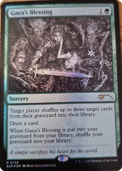 Gaea's Blessing (Sketch Showcase) (735) (Secret Lair Drop Series)