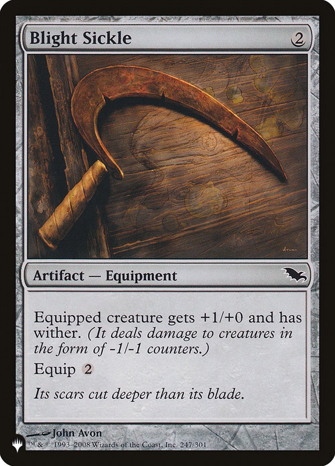 Blight Sickle (247/301) [The List Reprints]