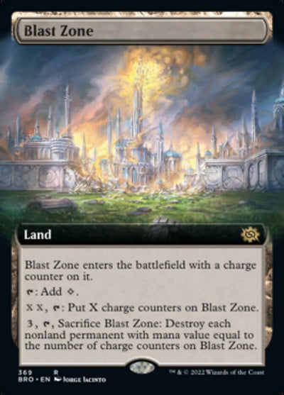 Blast Zone (Extended Art) (369) (The Brothers' War)
