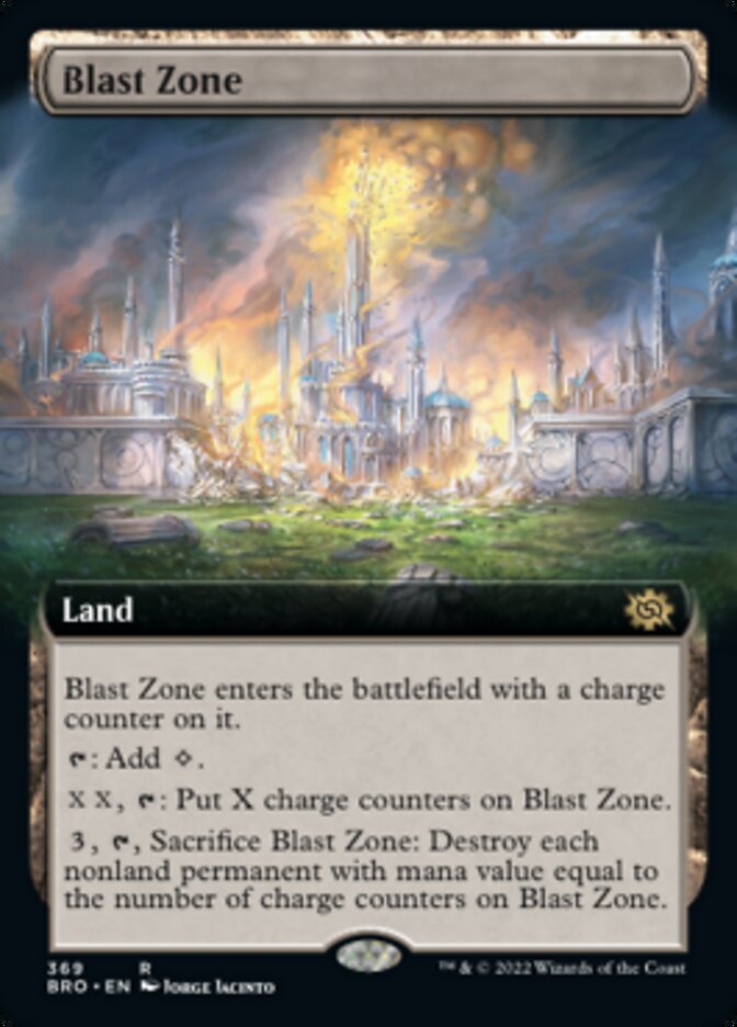 Blast Zone (Extended Art) (369) (The Brothers' War)