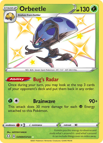 Orbeetle (SV009/SV122) (Shining Fates: Shiny Vault)