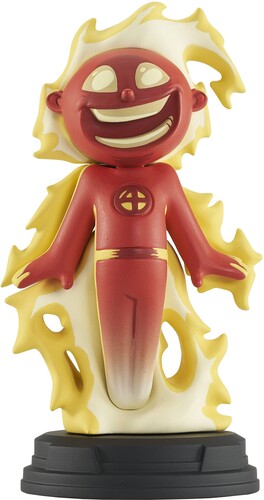 Marvel Animated Style Human Torch Statue