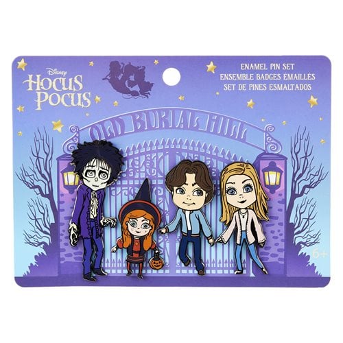 Loungefly Disney - Hocus Pocus 4-Piece Pin Set