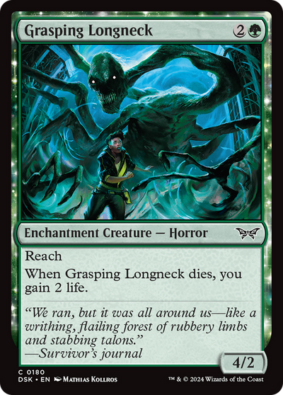 Grasping Longneck (180) (Duskmourn: House of Horror)