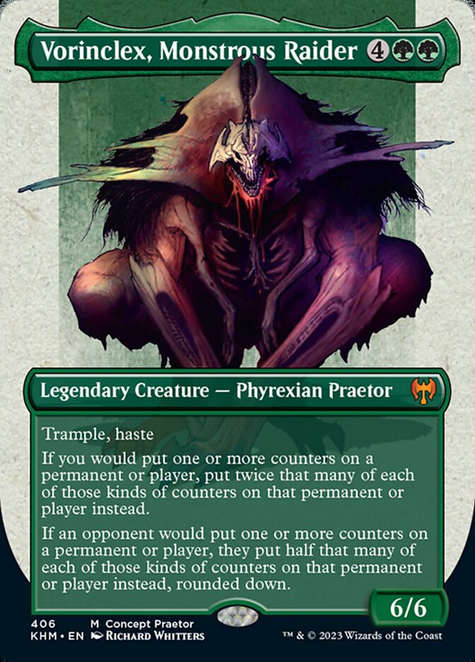 Vorinclex, Monstrous Raider (Borderless Concept Preators) [Kaldheim]