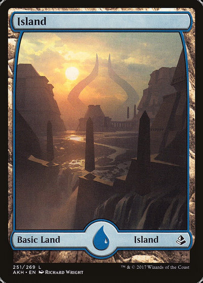 Island (251) - Full Art (251) (Amonkhet)