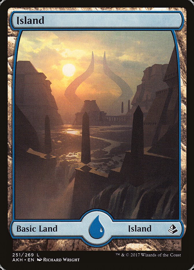 Island (251) - Full Art (251) (Amonkhet)
