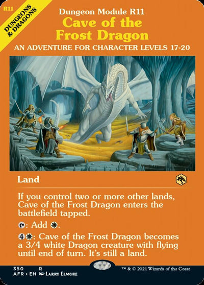 Cave of the Frost Dragon (Dungeon Module) (350) [Adventures in the Forgotten Realms]
