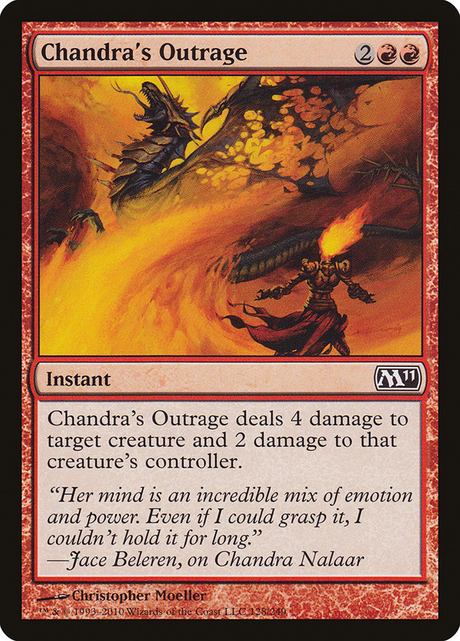 Chandra's Outrage (128) [Magic 2011 (M11)]