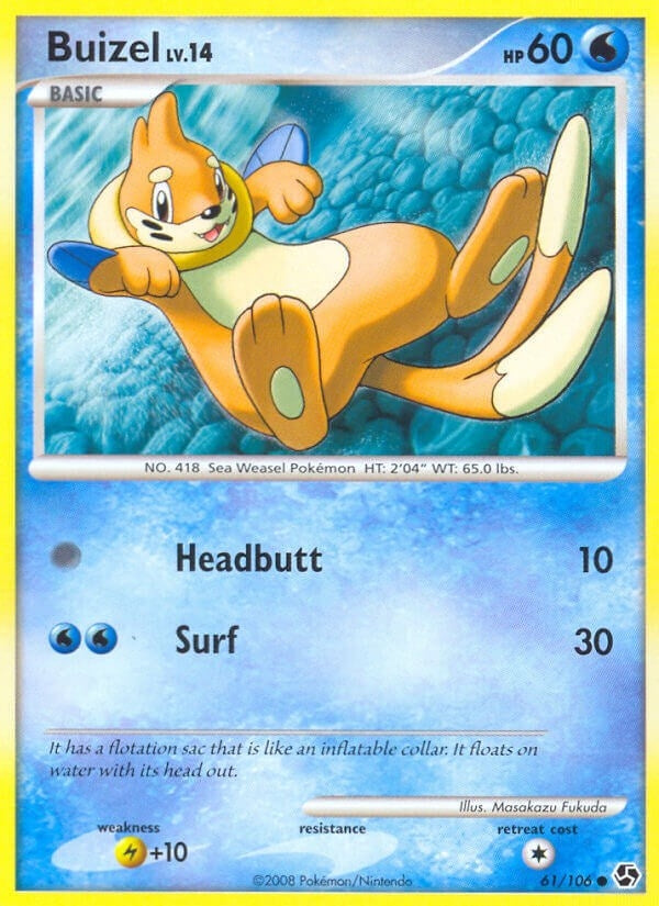 Image for Buizel (61/106) [Great Encounters] - Pokemon