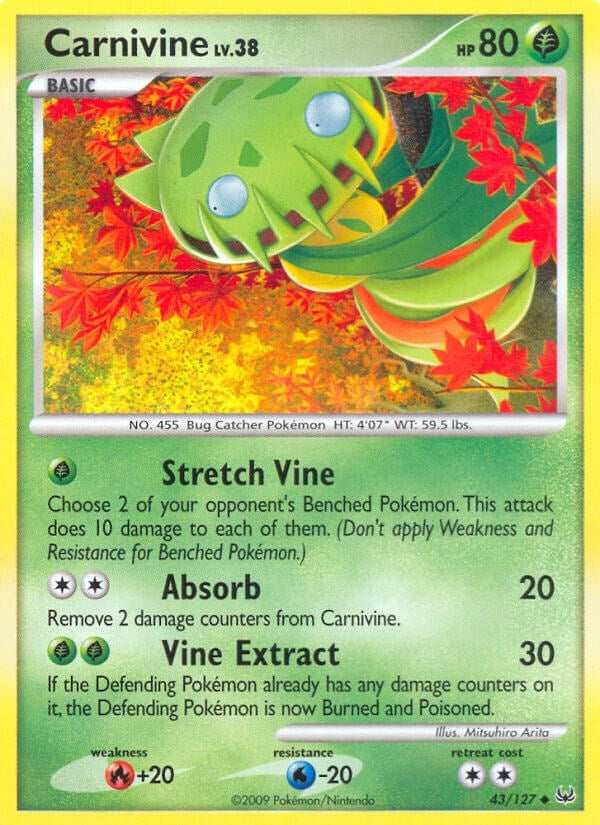 Image for Carnivine (43) (43/127) [Platinum] - Pokemon