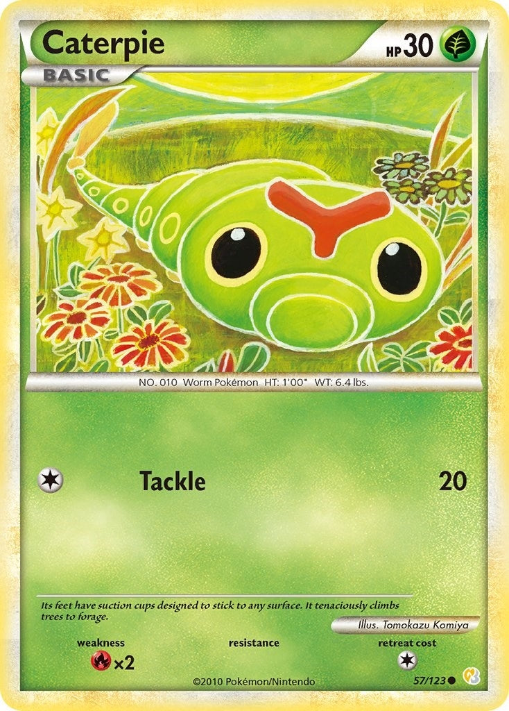 Image for Caterpie (57/123) [HeartGold SoulSilver] - Pokemon