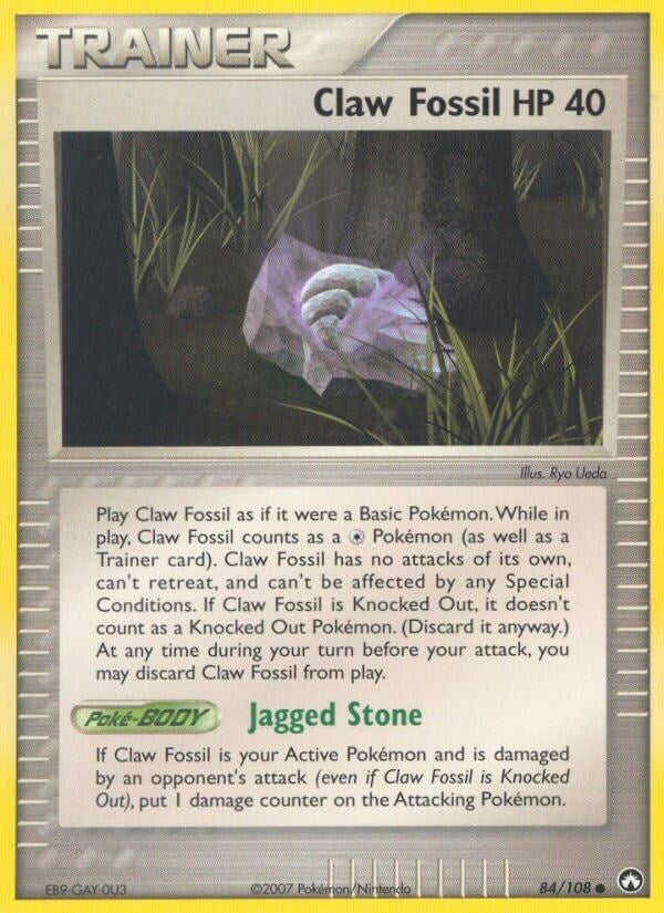 Image for Claw Fossil (84/108) [Power Keepers] - Pokemon