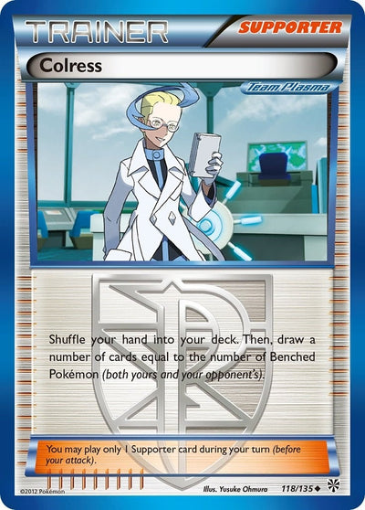 Colress (Team Plasma) (118/135) (Plasma Storm)
