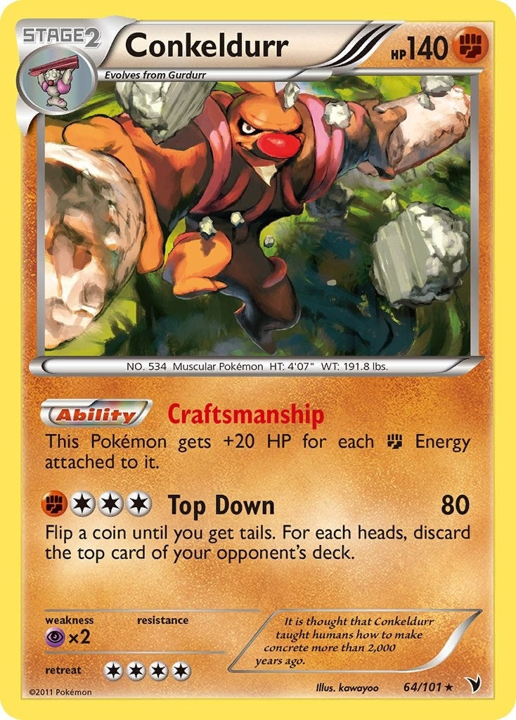 Image for Conkeldurr (64) (64/101) [Noble Victories] - Pokemon