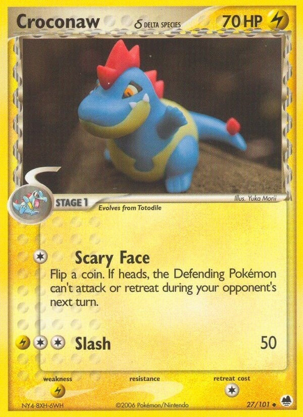 Image for Croconaw (Delta Species) (27/101) [Dragon Frontiers] - Pokemon