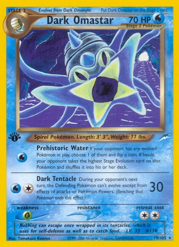 Image for Dark Omastar (019/105) [Neo Destiny] - Pokemon