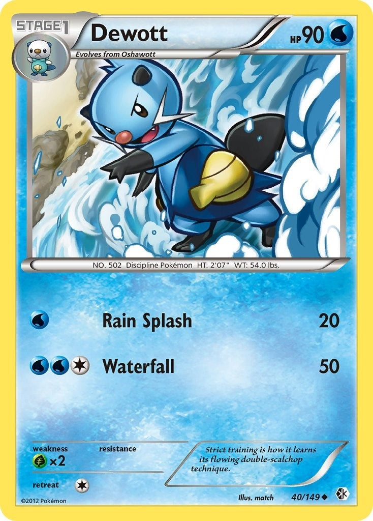 Image for Dewott (40/149) [Boundaries Crossed] - Pokemon