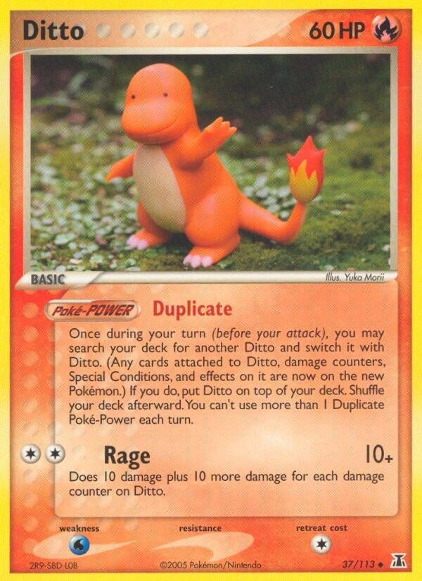 Image for Ditto - 037/113 (Charmander) (37/113) [Delta Species] - Pokemon