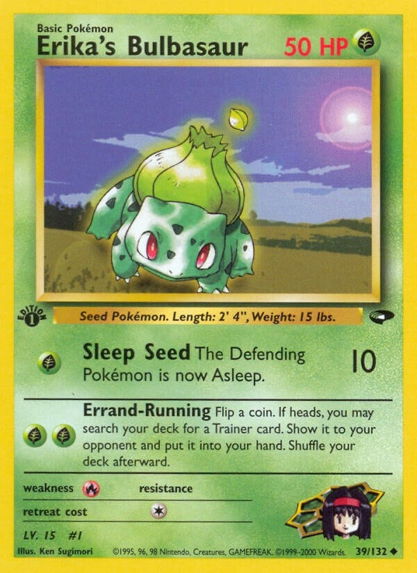 Erika's Bulbasaur (039/132) [Gym Challenge]